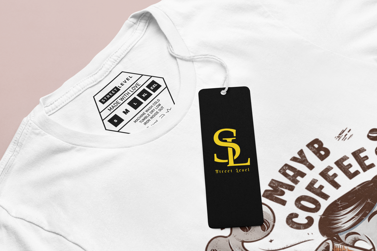 Maybe Coffee Is Addicted To Me Regular Fit T-shirt