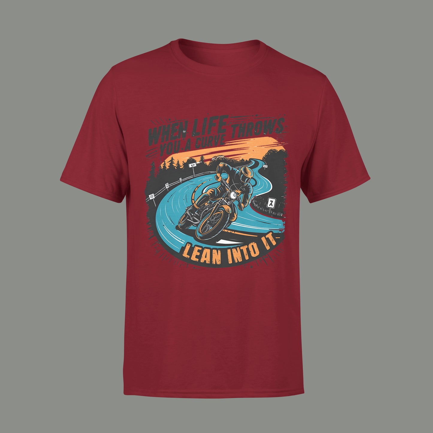 When Life Throws You A Curve Regular Fit T-shirt