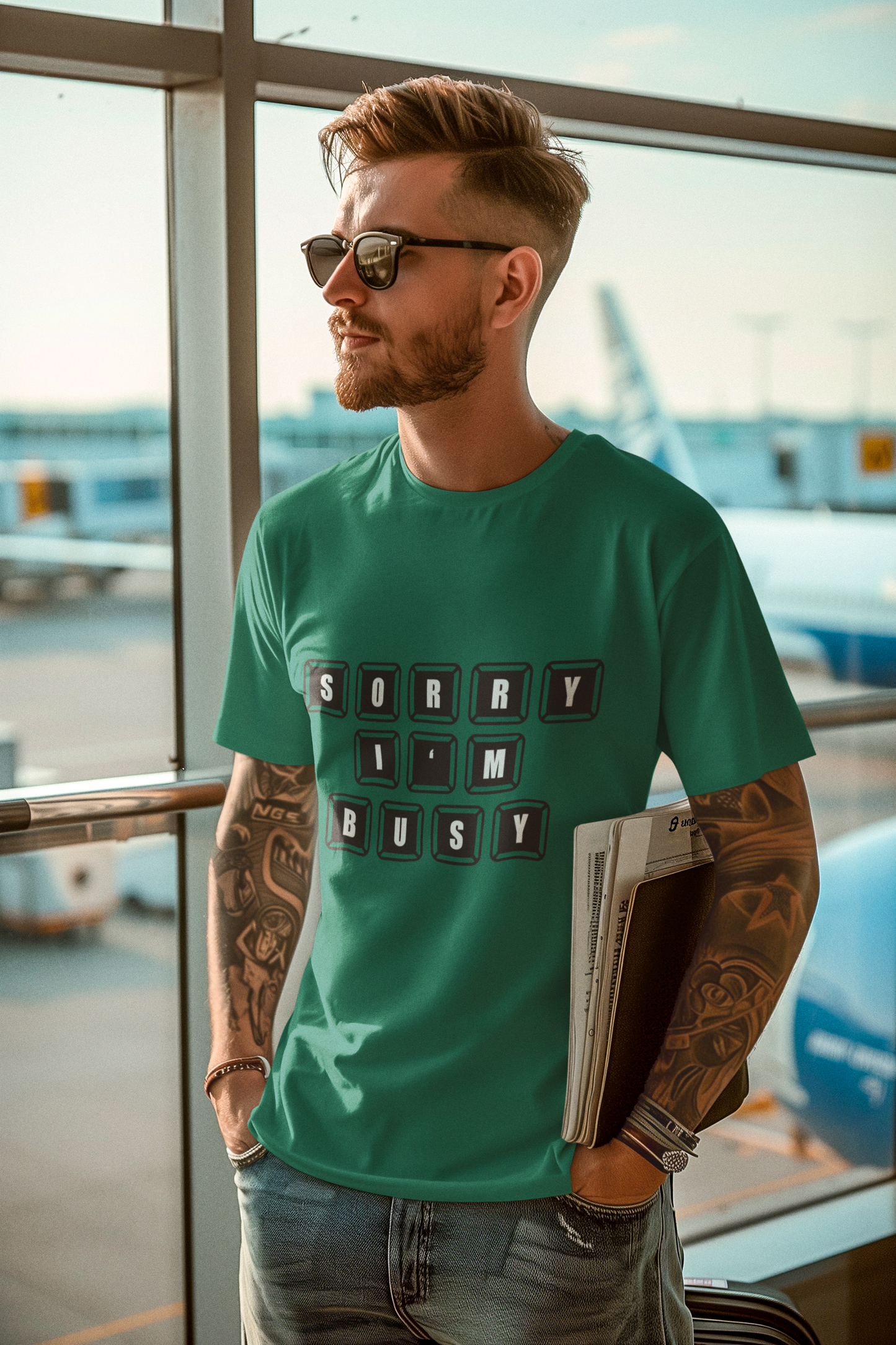 Sorry I'm Busy Regular Fit T-shirt