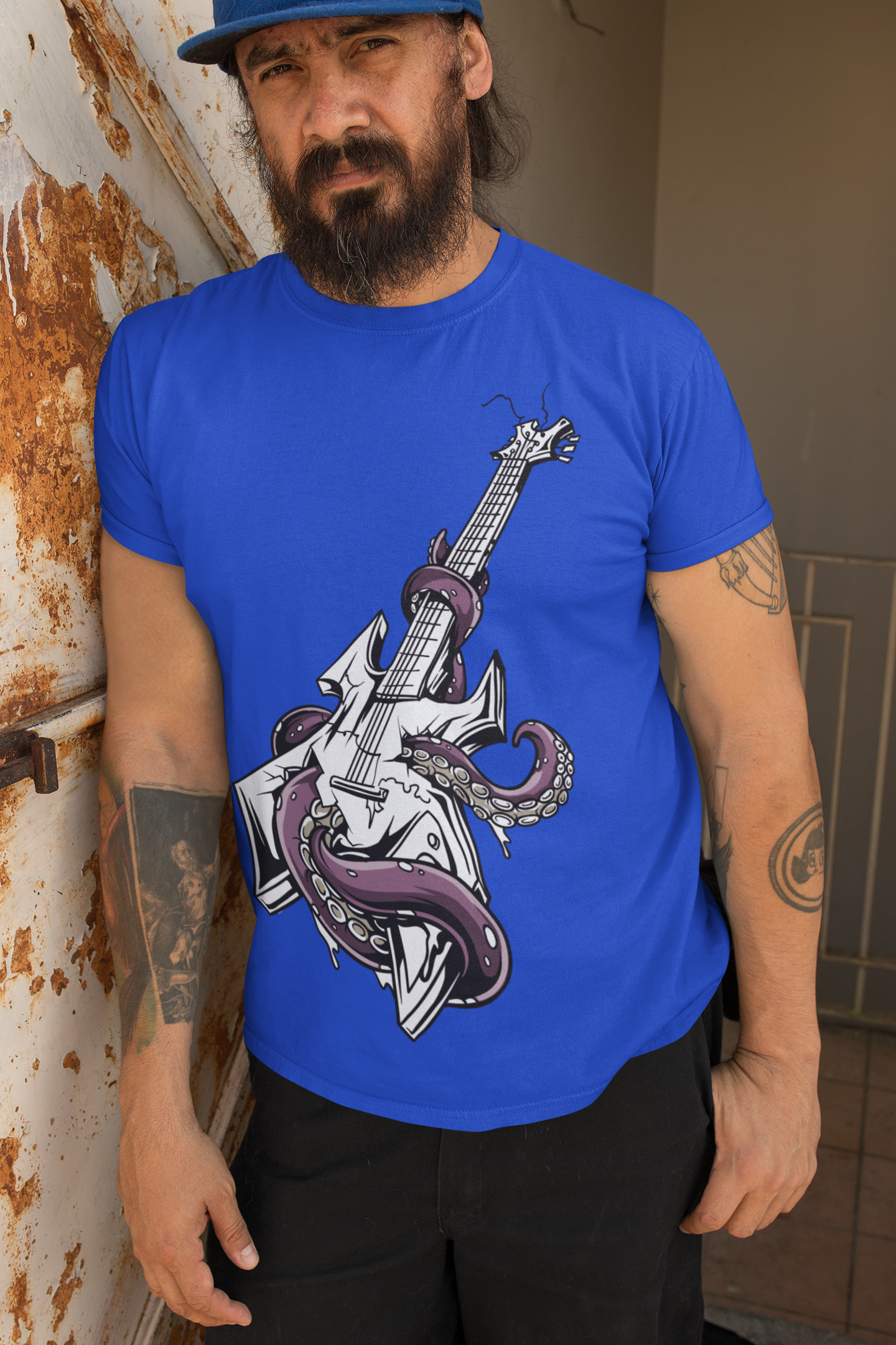 Octopus & Guitar Regular Fit T-shirt