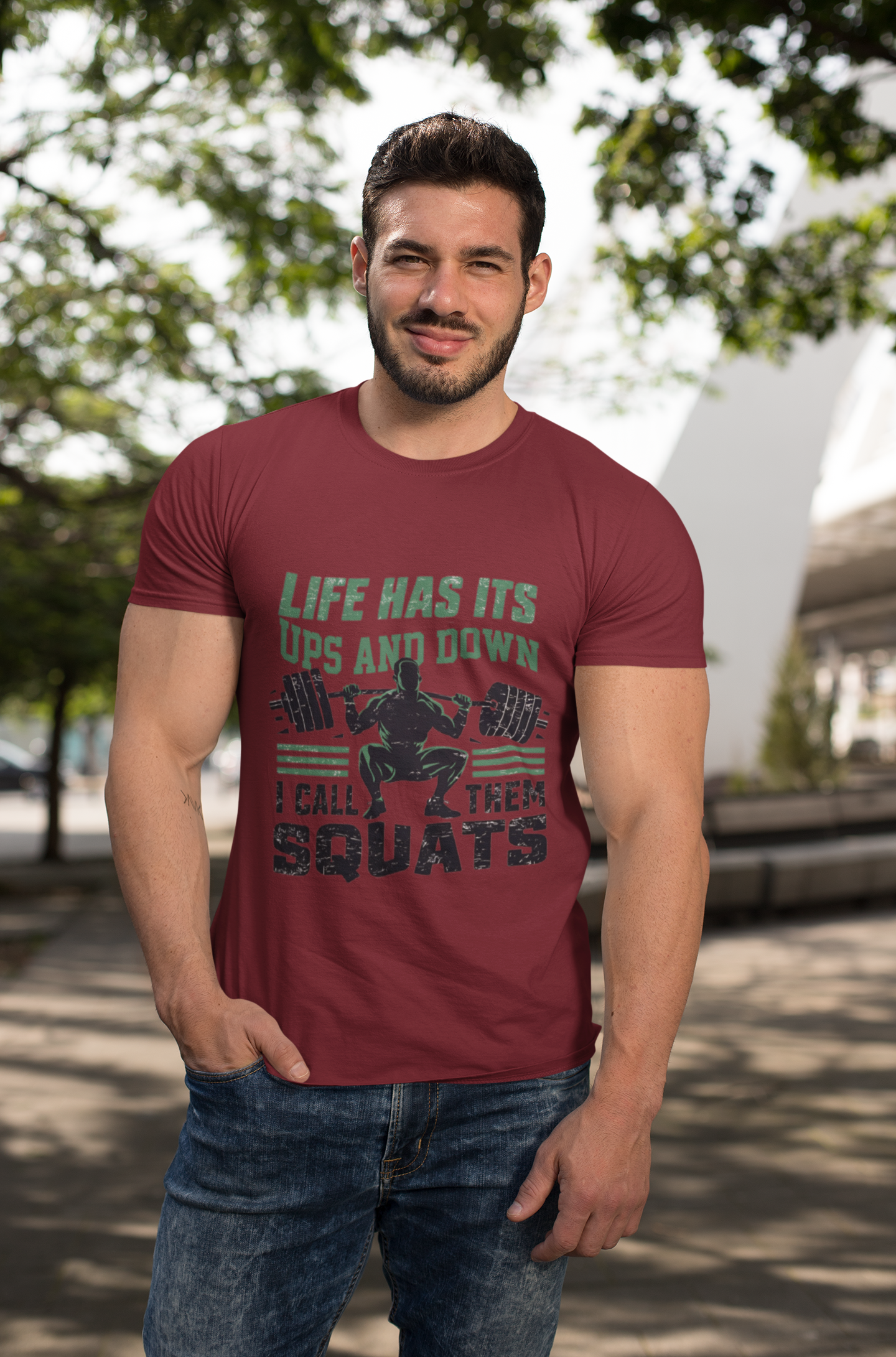 Life Has its Ups & Down Regular Fit T-shirt