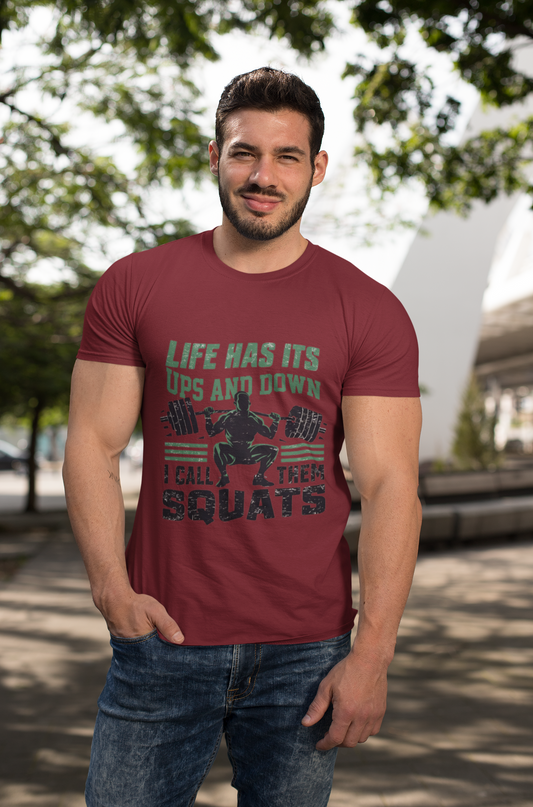 Life Has its Ups & Down Regular Fit T-shirt